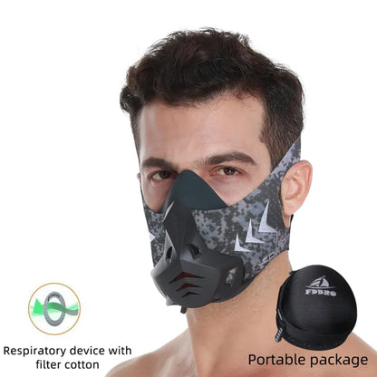 Six-speed Training Block Oxygen Control Self-abuse Adjustable Training Mask