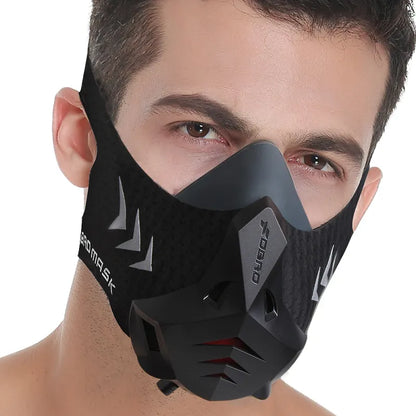 Six-speed Training Block Oxygen Control Self-abuse Adjustable Training Mask