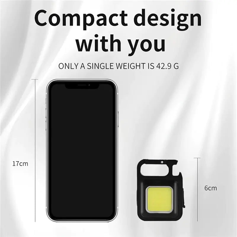 Mini LED Flashlight Keychain