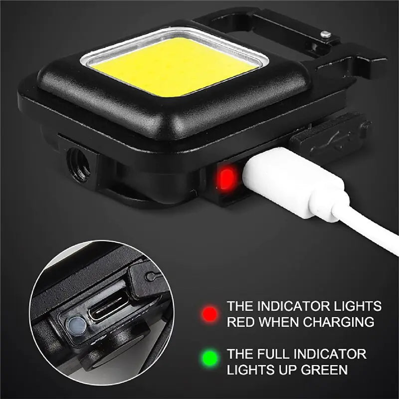 Mini LED Flashlight Keychain